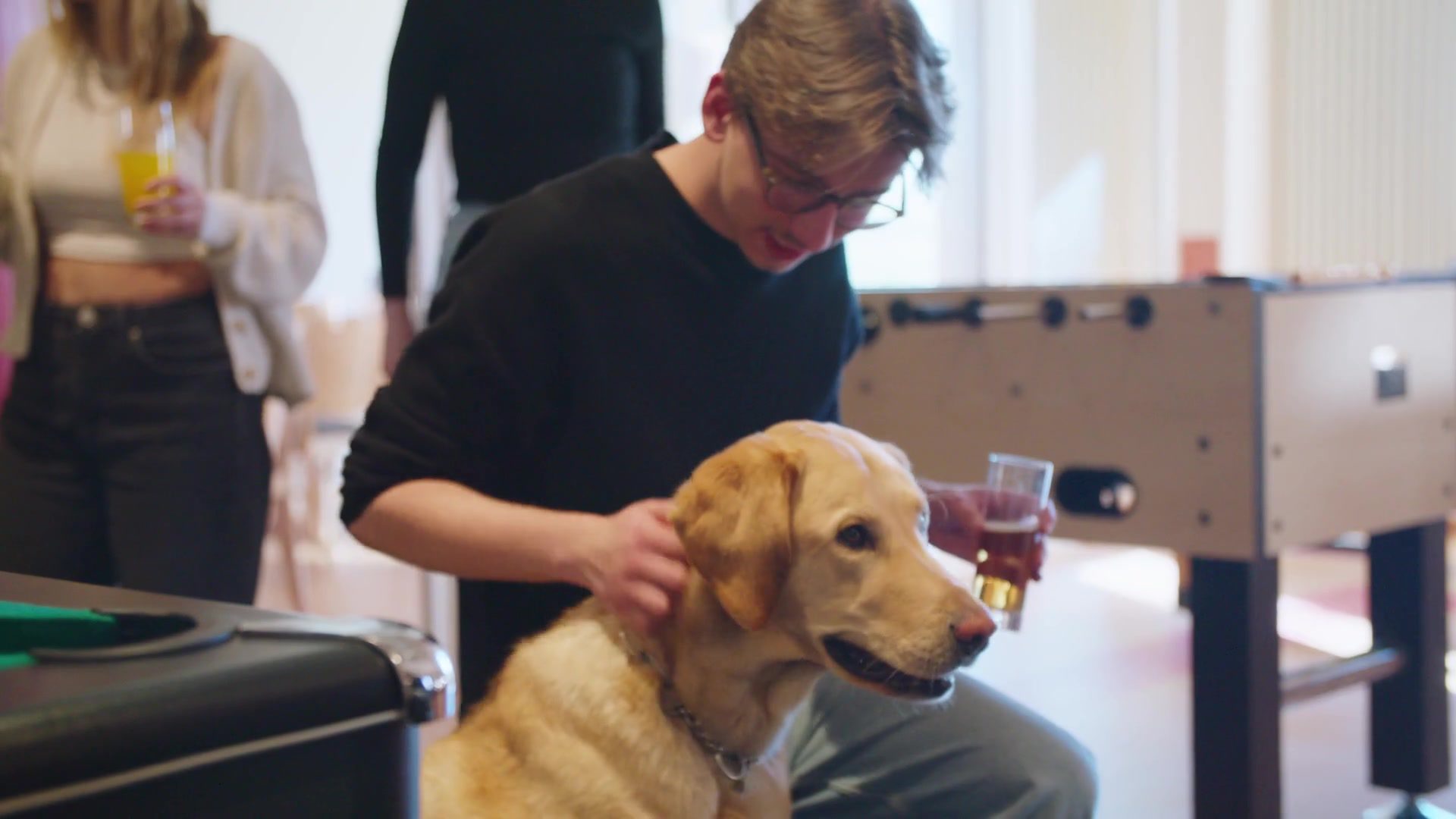 Campus life with a dog