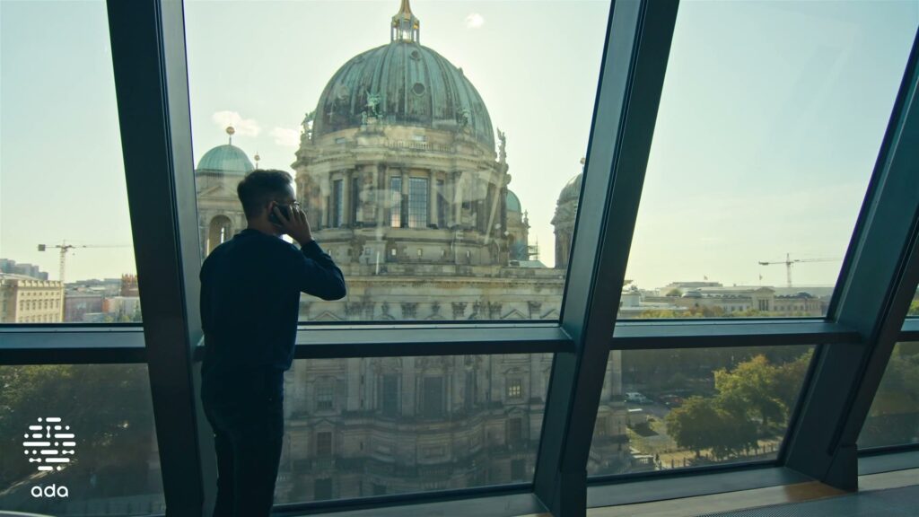 Das Büro über den Dächern von Berlin-Mitte