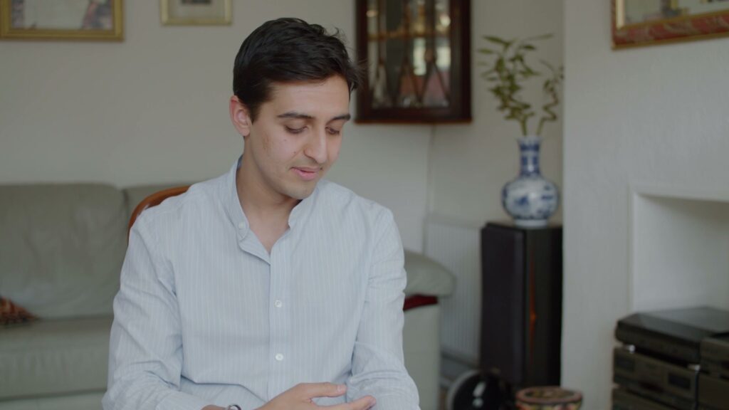 Harshil talks about the donation