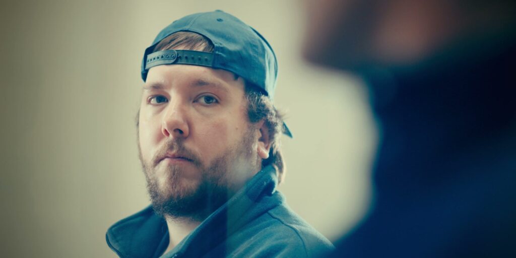Der Fahrer vor dem Rennen, Szene aus dem GLX-Recruitingfilm von ROCC Film