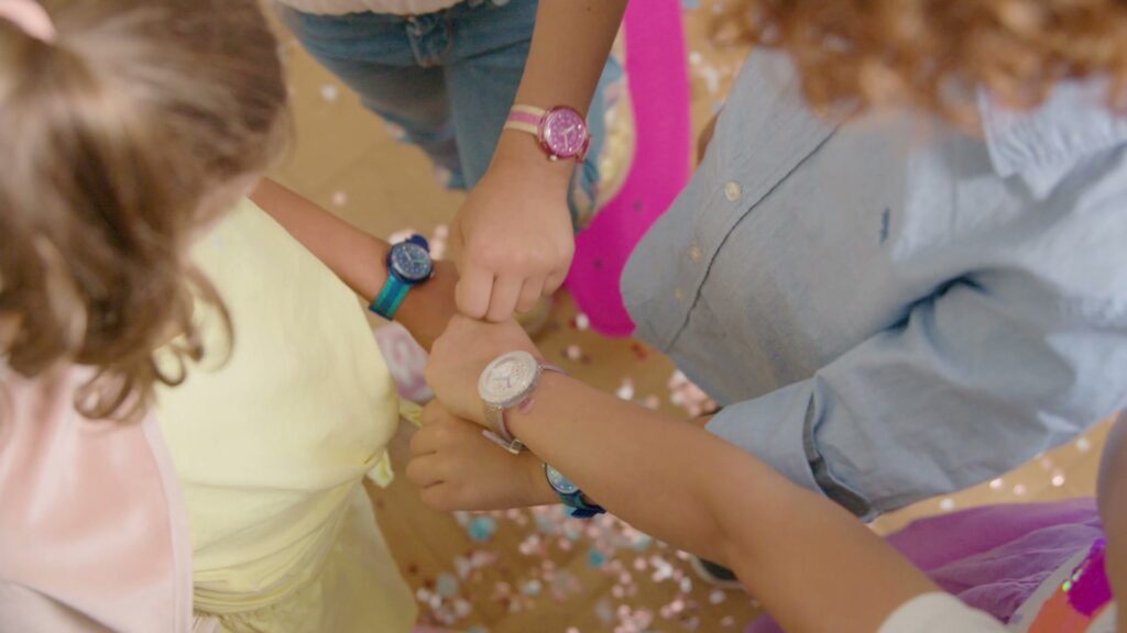 Flik-Flak-Uhren am Handgelenk, TV-Spot für Swatch von ROCC Film