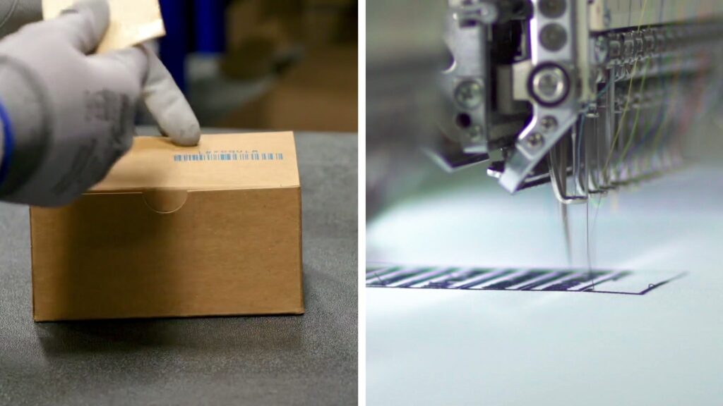 From the package to the embroidery machine: Printing in Production