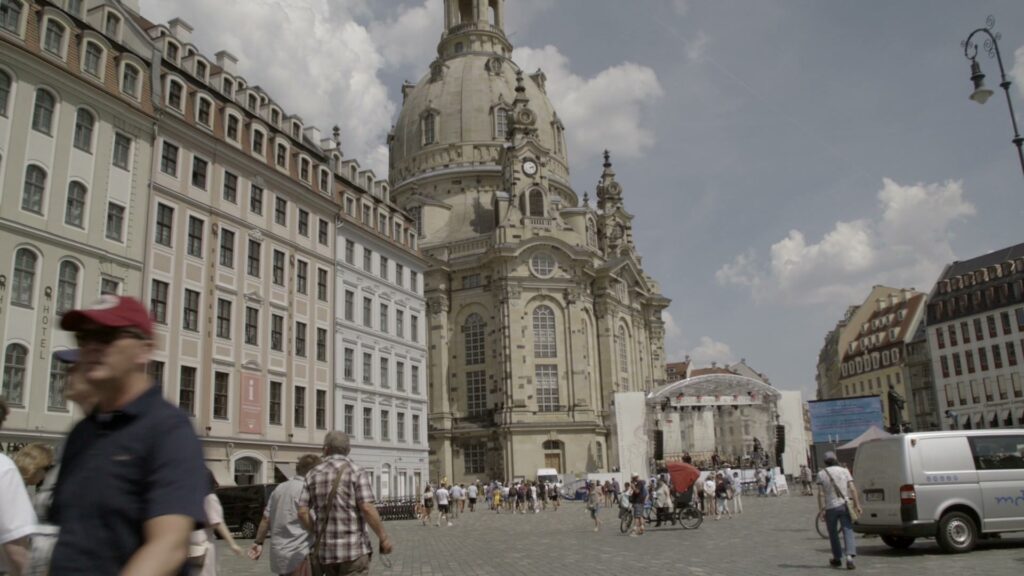 The Dresden Frauenkirche on European Culture Prize Day, an event film for Volkswagen Kultur